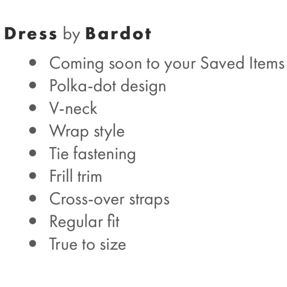 Bardot | black/white polka dot mini wrap dress - Picture 7 of 7